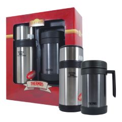 Thermos Classic Gift Set (Black / Pink) GIFTSET7B-MO