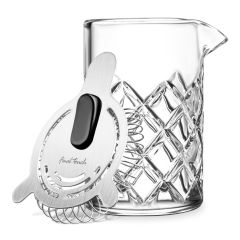 Final Touch - Yarai Cocktail Mixing Pitcher with Hawthorne Strainer 400ml GMP110