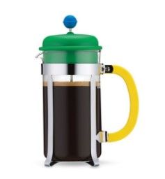 BODUM - 法式濾壓壺 1公升 - 綠色/藍色/黃色