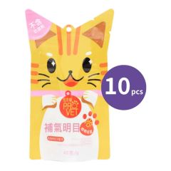 Wai Yuen Tong - ProVet Tonify Lung Qi and Promote Eyesight Meow Paste - Ginseng Goji Formula 40g x 10packs CR-GOL_WYT_6883_10