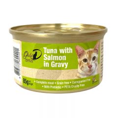 Gold-D - Tuna with Salmon in Gravy complete diet for cat I 24pc GoldD-Tuna-Salmon