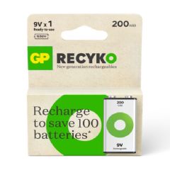 GP - Recyko+ 200mAh 9V Battery CR-GP_4891199212710