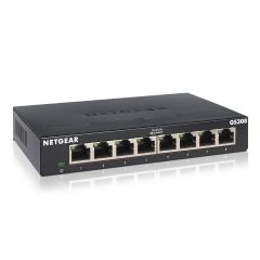 NETGEAR - (GS308) 8-Port Gigabit SOHO Unmanaged Switch GS308