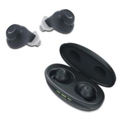 Hopewell - HAP-150 Rechargeable Headphones Style Hearing Aids - Black/White HAP150_MO