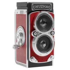 Hedonic - CHUZHAO Retro-Style Digital Camera (Red)