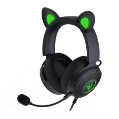 Razer - Kraken Kitty V2 Pro 可替換耳朵造型有線 RGB 耳機(粉紅色/黑色)