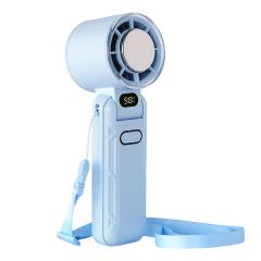 Batus - Cordless Handheld Rechargeable Cooling Fan HF503 [Blue] HF503