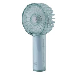 Batus - UV Sunflower Cordless Handheld Rechargeable Fan HF508 [Transparent Green/Transparent Purple/Transparent White] HF508_MO