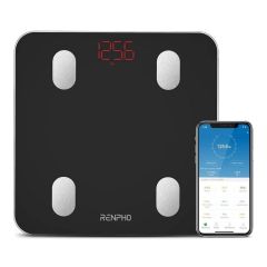 Renpho - Smart Body Fat Scale Basic - ES-26M (Black/White) HK-ES-26M-MO