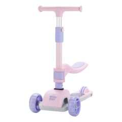 Kids Star - Flex-Move 2合1滑板車 - 粉紅色獨角獸/ 藍色機械人