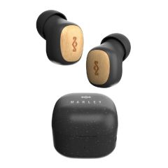 House of Marley - Smile Jamaica Mini True Wireless Bluetooth Earbuds (Black / Cream) HOUSE_SMILEJM_ALL