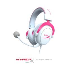 HyperX - Cloud II 7.1 環繞音效電競耳機(金屬桃紅 / 紅 / 灰)