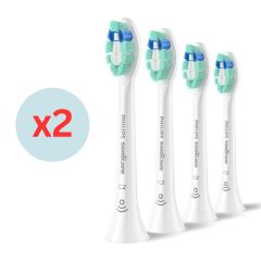 Philips - Sonicare HX9024/85 C2 Optimal Plaque Defense | Sonic toothbrush heads 4-pack x2 HX9024-85x2_A