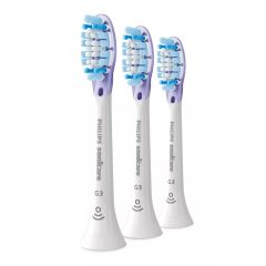 Philips - Sonicare G3 Premium Gum Care Standard Sonic Toothbrush Heads - White / Black - 3pcs HX9053_D_MO
