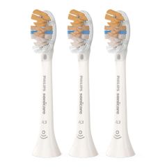 Philips - A3 Premium All-in-One Standard Sonic Toothbrush Heads - White / Black - 3pcs HX9093_D_MO