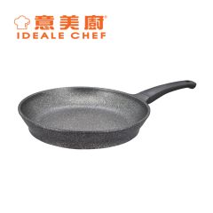 意美廚 - 韓國製 SELECTED 鋼化鑄鋁大理石紋易潔單柄煎鍋 30cm