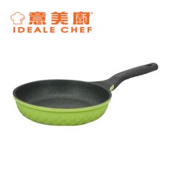 意美廚 - 韓國製 CRYSTAL 鋼化鑄鋁大理石紋易潔單柄煎鍋 20cm
