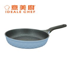 意美廚 - 韓國製 CRYSTAL 鋼化鑄鋁大理石紋易潔單柄煎鍋 28cm