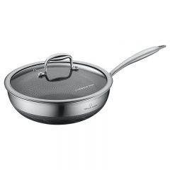 Ideale Chef - Mix 316 Stainless Steel (26CM/28CM) Non-Stick Deep Frypan IC90126W-MO