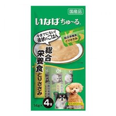 Inaba - 雞肉醬綜合營養狗肉泥餐包 14g x 4 #D105