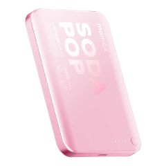 [3C CCC Certified] Momax 1-Power Pass 5000mAh Magnetic Wireless Charging Battery Pack IP165 [Multi-Color] CR-IP165_ALL