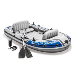 Intex - Excursiontm 4 Boat Set With 54" Aluminum Oars ITX68324NP