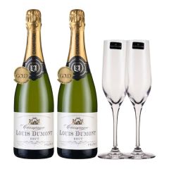 Laithwaites Direct Wines - Champagne Brigitte Delmotte x 2btls + Flutes x 2 J0290401
