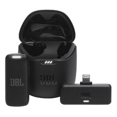 JBL - Quantum Stream Wireless Lightning Wearable wireless streaming microphone for Lightning connection JBLSTRMWLLGHTBLK