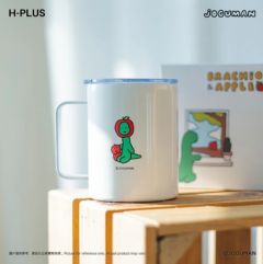 JOGUMAN - Stainless Camping Mug with Lid(BRACHIO & APPLE) JOGU10