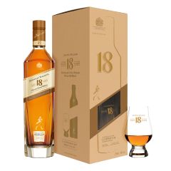 Johnnie Walker Aged 18 Years Whisky (with Whisky Glass)