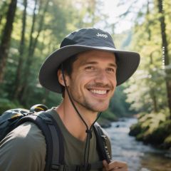 Jeep - Outdoor Sun Protection Hat UPF50+ – Men CR-JP-HAT-50-MAN