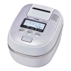 Tiger - IH Double Pressure Mini Rice Cooker 9 layers metal 0.63L Made in Japan - JPD-A06S - WHITE JPD-A06S