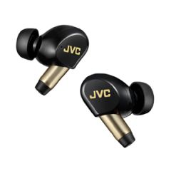 JVC - WOOD Masterpiece HA-FW5100T Hybrid Wood Driver ANC TWS Bluetooth Earphones (Black/Brown) JVC_HA-FW5100T