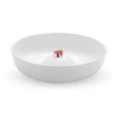 MoMA - 紅頂小屋淹沒中 餐盤 (小) - (白/綠/藍)