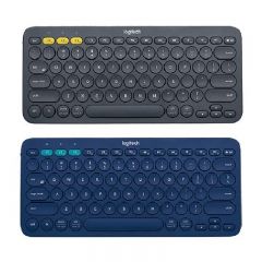 Logitech - K380 跨平台藍牙鍵盤 (中文版) (藍色 / 深灰色) K380_all