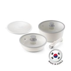 德國寶 - 韓國可拆式手柄易潔鑊煲套裝 - KPH-SET2W