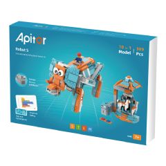 Apitor Robot-S STEM編程學習進階10合1機械人 (Scratch應用程式智能遙控) KR001