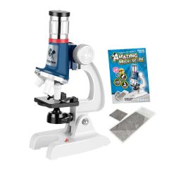 Kidrise - STEAM科學實驗兒童探索顯微鏡：Amazing Microscope (連標本、載玻片、蓋玻片、 顯微鏡探秘使用手冊)