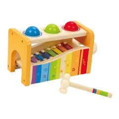 Hape - 易握手柄 木製旋律敲琴台STEM玩具 (E0305)