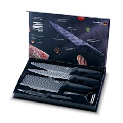 德國寶 - 不銹鋼廚刀套裝（六件裝）- KSW-SET6-BK