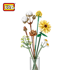 LOZ - 冬雪初晴-家居花束裝飾迷你積木