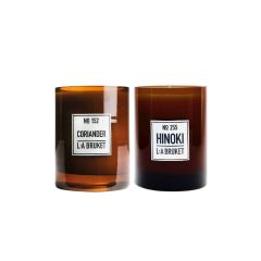 L:A BRUKET - Coriander & Hinoki Candle Pair CR-LBK-CRD-HNK-CAN