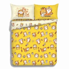 Casablanca - Lan Lan Cat Cartoon Cotton Series Bedding Set (Multi Sizes)(LC006FDS+LC006QCC) CR-LC006GBS-MO