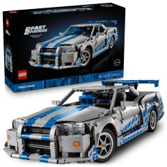 LEGO® - Technic 42210 2 Fast 2 Furious Nissan Skyline GT-R (R34) Car (玩命關頭,賽車玩具,居家擺設,兒童玩具)
