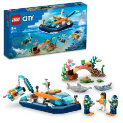 LEGO® - City 60377 Explorer Diving Boat (Kids Toy