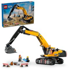 LEGO® - City 60420 Yellow Construction Excavator (Building Toys