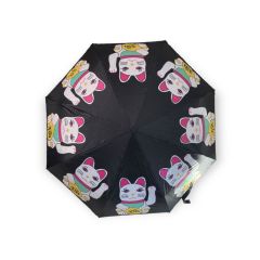 Banyan Breeze Collection - Tung Choi Street Lucky Cats 21 inch Folding Umbrella LFD193