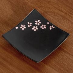 diseno Living - Palo Santo / Sage Ceramic Burning Square Holder- Sakura Black LGDI-HW0901