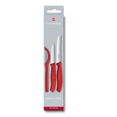 Victorinox Swiss Classic 3 件削皮刀與削皮器紅色套裝 6.7111.31 Link0119