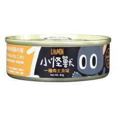 Litomon - 貓用1種肉主食罐 - 純雞肉餐（82g）x 3 litomon-1-chicken